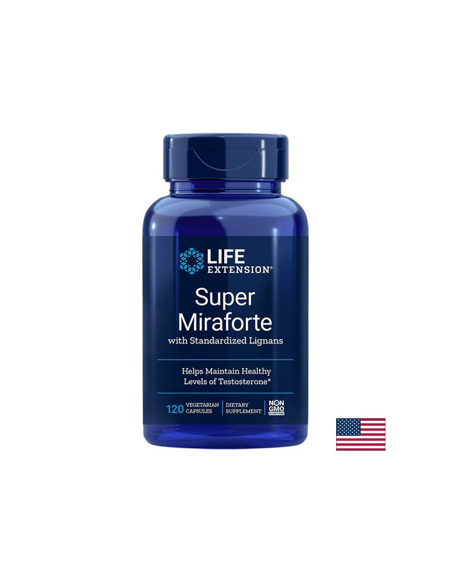 Super Miraforte with Standardized Lignans / Формула за мъже, 120 капсули - Feel You