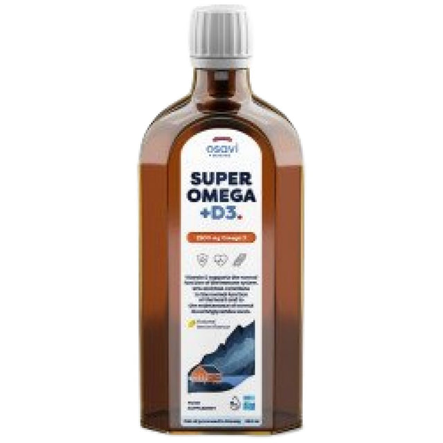 Super Omega Liquid + D3 2900 mg - 250 мл - Feel You