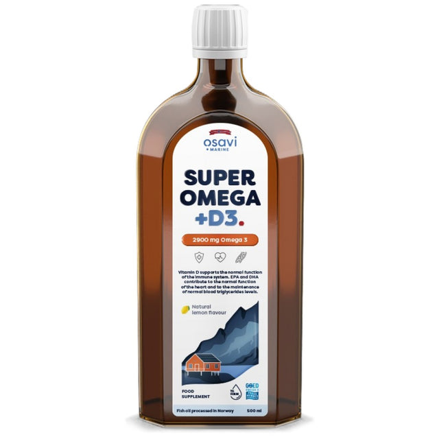 Super Omega Liquid + D3 2900 mg - 500 мл - Feel You