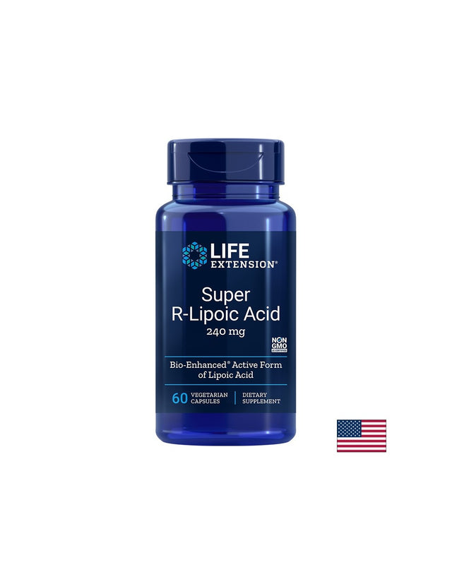 Super R-Lipoic Acid / Алфа-липоева киселина (R-форма) 240 mg х 60 капсули - Feel You