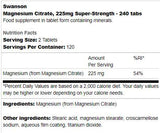 Super-Strength Magnesium Citrate  225 mg 240 Таблетки - Feel You