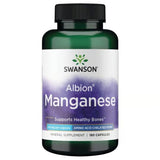 Swanson Albion Manganese 40 mg Chelated Amino Acid Form Mineral Supplement For Bone Health 180 Capsules - Feel You