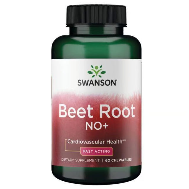 Swanson Beet Root No Plus Fast Acting Chewable Tablets for Cardiovascular Health 60 Chewables - Feel You