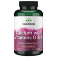 Swanson Calcium With Vitamins D And K 3 In 1 Formula Dietary Supplement 100 Capsules - Feel You