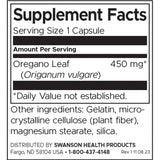Swanson Full Spectrum Oregano Immune Support 450 Mg Per Capsule 90 Capsules Herbal Supplement - Feel You