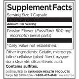 Swanson Full Spectrum Passion Flower 500 Mg Per Capsule Stress Support 60 Capsules - Feel You