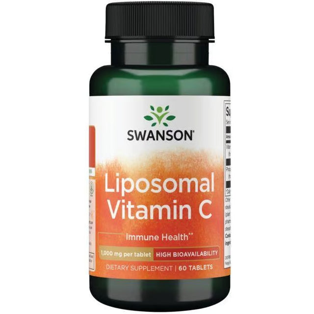 Swanson Liposomal Vitamin C 1000 Mg High Bioavailability 60 Tablets Dietary Supplement Immune Support - Feel You