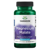 Swanson Magnesium Malate 1000 mg Per Tablet Muscle And Bone Health Mineral Supplement 60 Vegan Tablets - Feel You