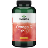 Swanson Omega 3 Fish Oil Lemon Flavor Softgels 150 Count Dietary Supplement Supports Heart Health - Feel You