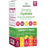 Swanson Simply Hydrate Electrolyte Hydration Mix Variety Pack 30 Stick Packs Assorted Flavors - Feel You