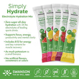 Swanson Simply Hydrate Electrolyte Hydration Mix Variety Pack 30 Stick Packs Assorted Flavors - Feel You