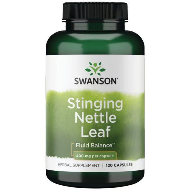 Swanson Stinging Nettle Leaf 400 mg Per Capsule 120 Capsules Herbal Dietary Supplement - Feel You