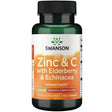 Swanson Zinc And C With Elderberry And Echinacea Immune Support Lozenges Orange Lemon Flavor 60 Lozenges - Feel You