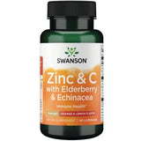Swanson Zinc And C With Elderberry And Echinacea Immune Support Lozenges Orange Lemon Flavor 60 Lozenges - Feel You