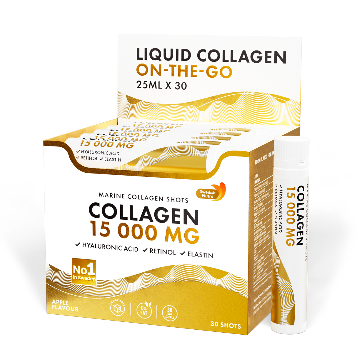 Fish Collagen Peptides 15,000 mg - 30 x 25 ml
