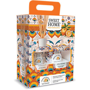 Sweet Home Collection - Navelina Orange Set - diffuser and candle gift set - Feel You