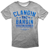 T-Shirt Clangin And Bangin | Grey - Feel You