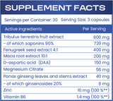 HS LABS - TEST BOOSTER - 90 капсули