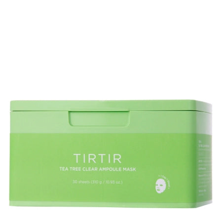 TIRTIR - Tea Tree Clear Ampoule Mask - Soothing Face Mask Set - 30pcs/310g - Feel You