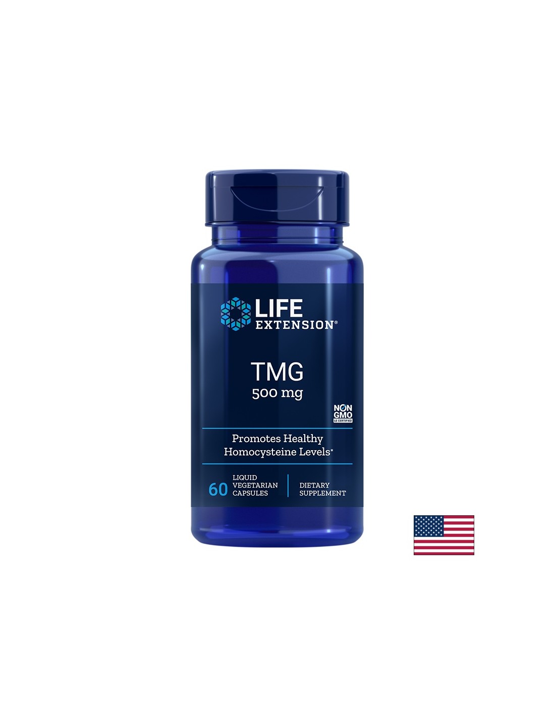 TMG / ТМГ (ТриМетилГлицин) 500 mg х 60 капсули - Feel You