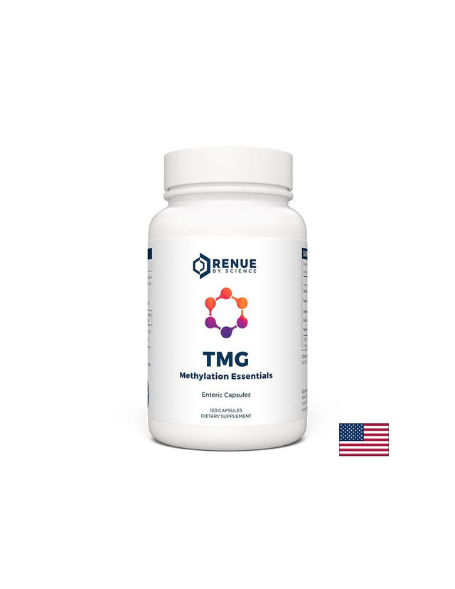 Антиейджинг, ДНК защита - TMG - триметил глицин, цинк, витамини В6 & В12, Фолиева киселина, 120 капсули за 4 месеца прием - Feel You