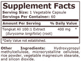 TONGKAT ALI 400 mg - 60 Veg Capsules