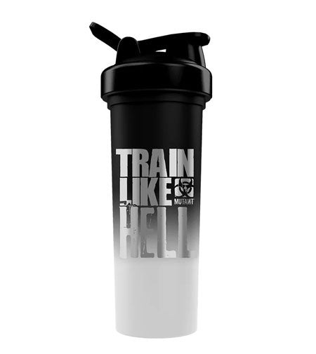 TRAIN LIKE HELL Shaker Bottle / 700 ml / Black/Silver Fade - Feel You