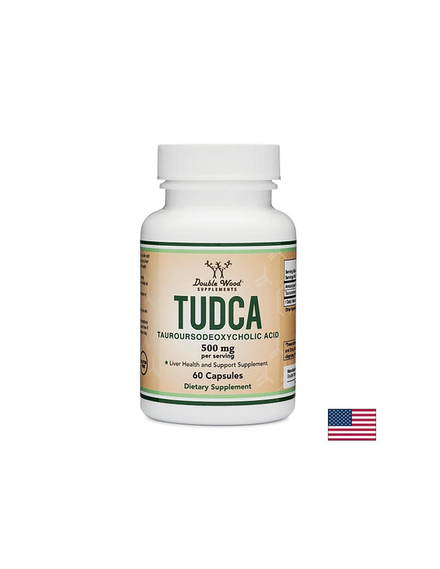 TUDCA (Tauroursodeoxycholic acid) / Тауроурсодезоксихолова киселина, 500 mg, 60 капсули Double Wood - Feel You