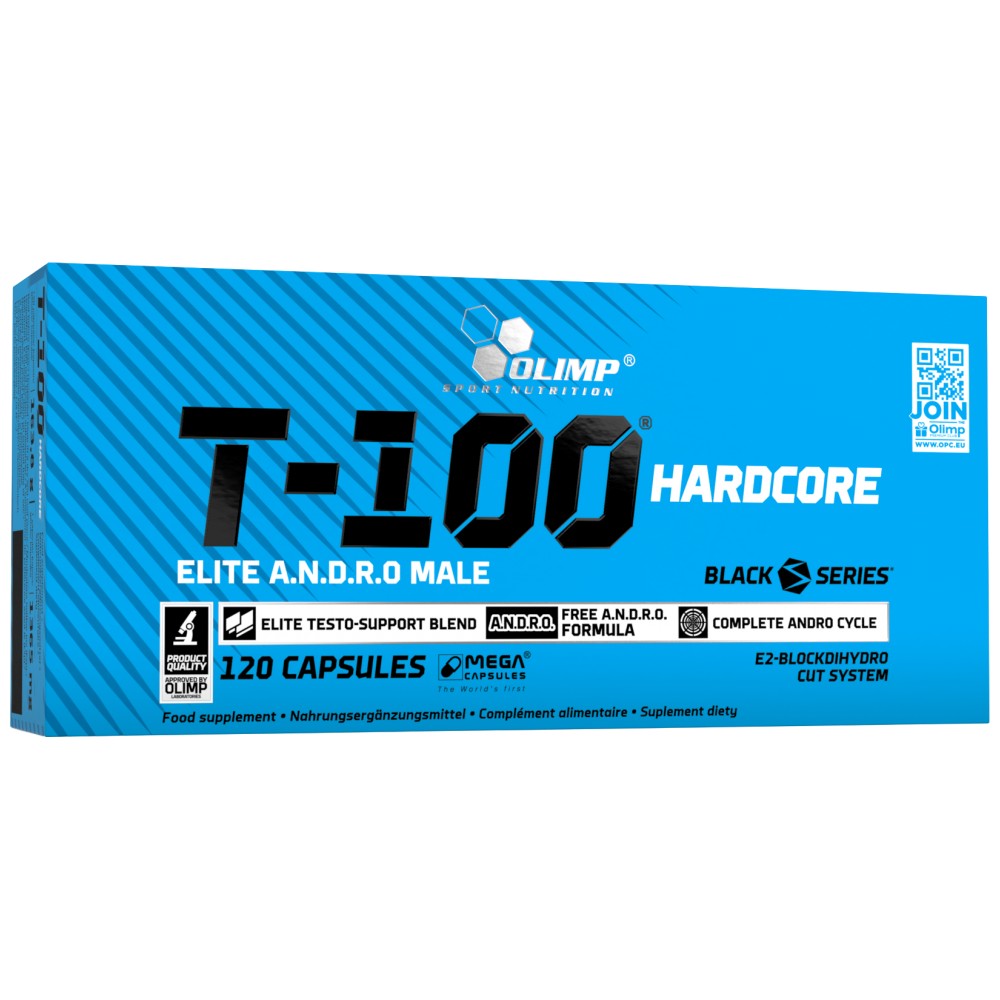 T-100 Hardcore Elite A.N.D.R.O. Male - 120 капсули - Feel You