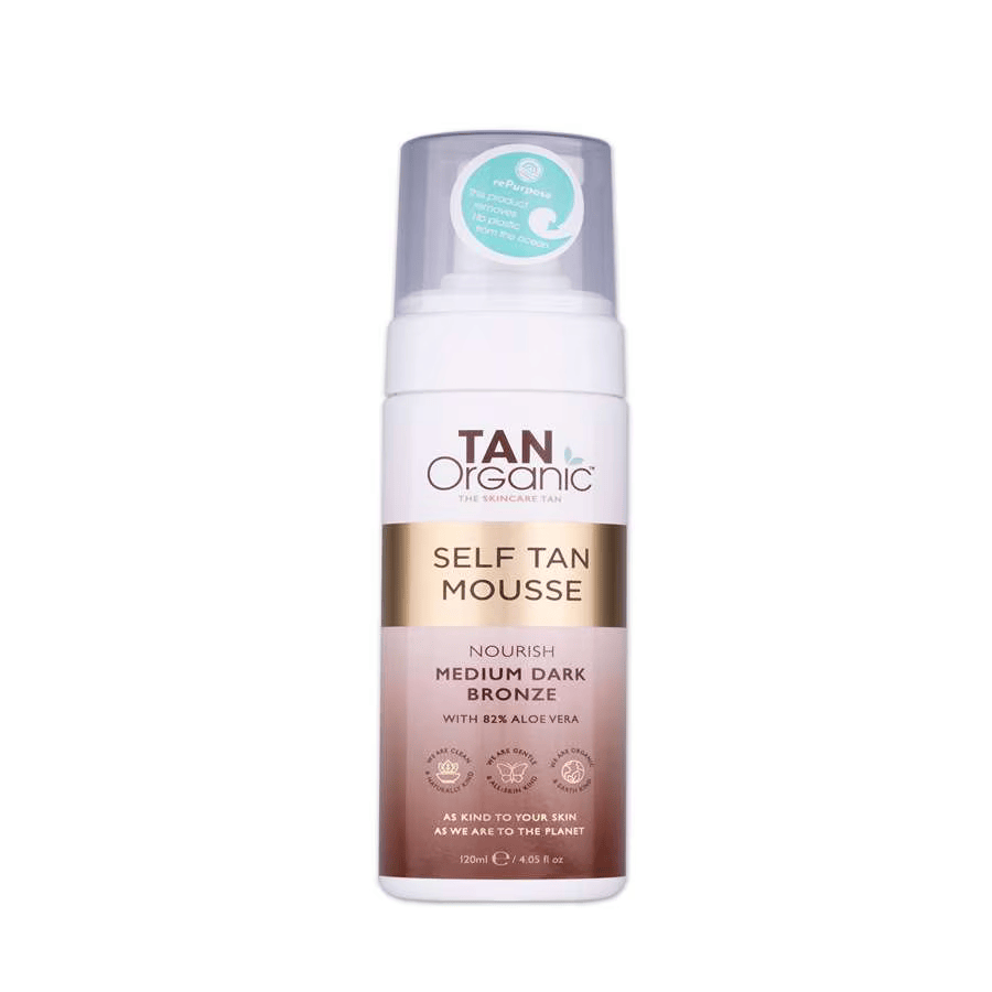 TanOrganic, Self Tan, Nourishing, Self-Tanning Mousse, For Face & Neck, 120 ml - Feel You