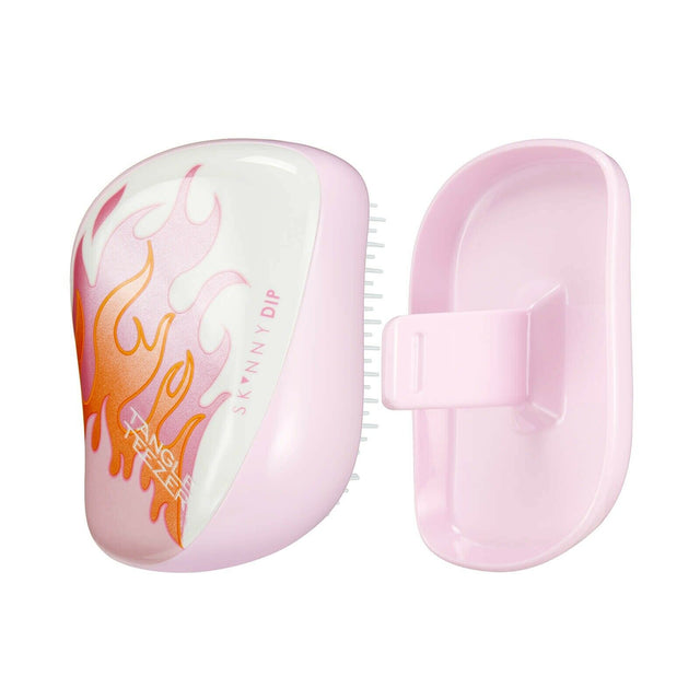 Tangle Teezer, Compact Styler, Detangler, Hair Brush, Dip Flames - Feel You