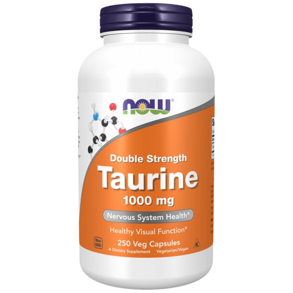 Taurine 1000 mg / Double Strength - 250 капсули - Feel You