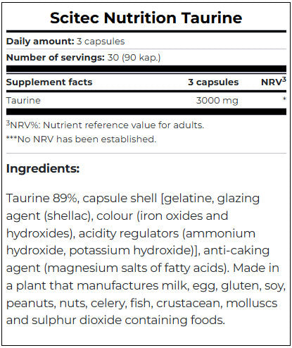 Taurine / 90 Caps. - Feel You