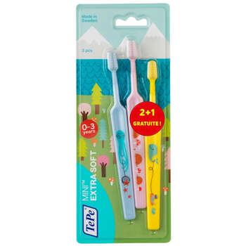 TePe - Mini Toothbrush ( 3 ks ) Extra Soft - Dětské zubní kartáčky - 0ml - Feel You