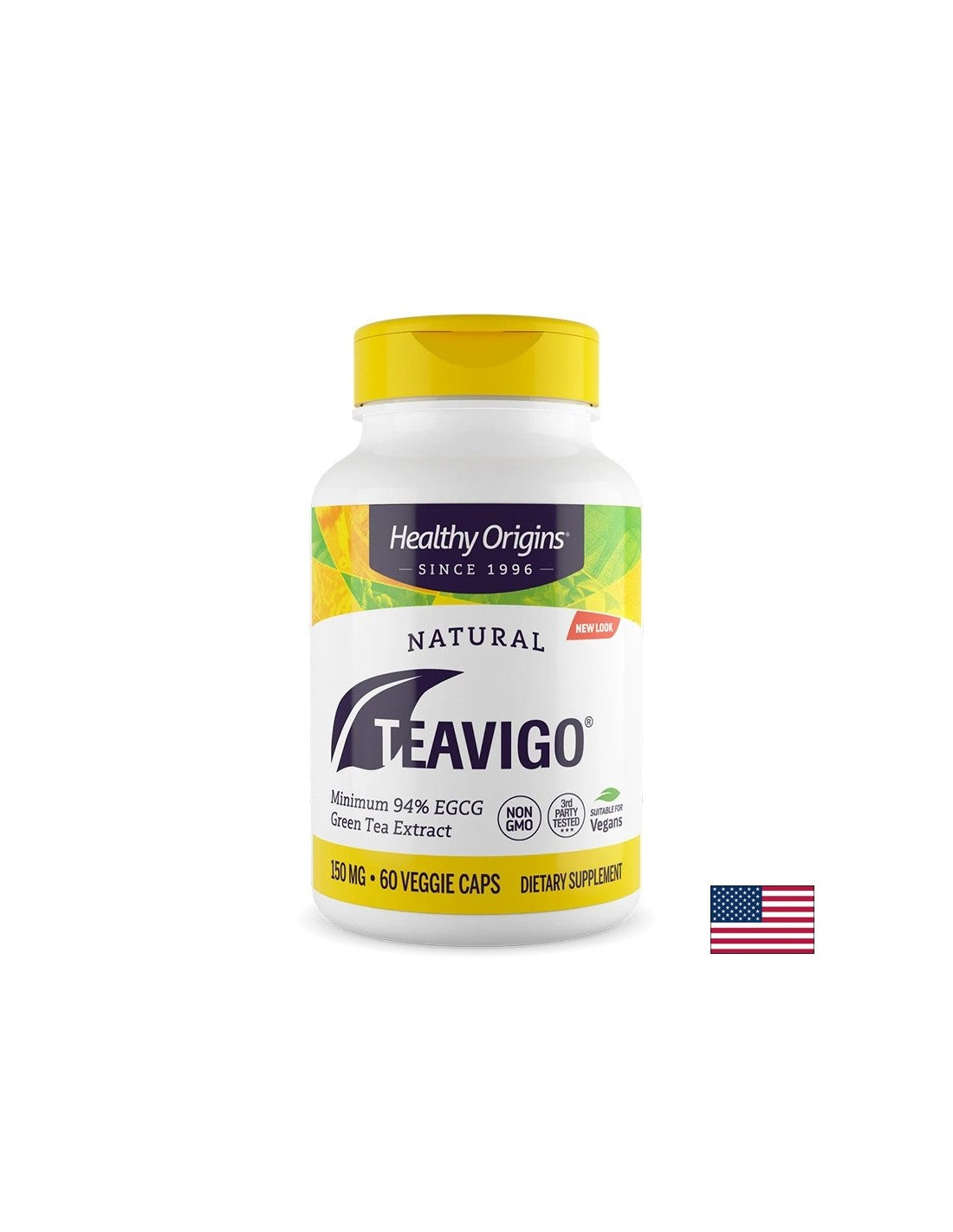 Зелен чай екстракт Teavigo® Метаболизъм и контрол на телесното тегло 150 mg, 60 софтгел капсули - Feel You