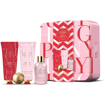 The Luxury Bathing Company - Gift Set in Tin ( vanilla & almond ) - Feel You