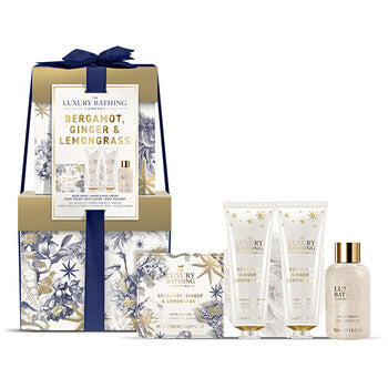 The Luxury Bathing Company - Mini body care gift set ( Bergamot, Ginger & Lemongrass ) - Feel You