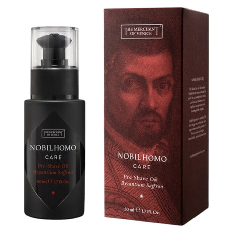 The Merchant Of Venice, Byzantium Saffron, Olive Oil, Moisturizing & Softening, Pre-Shaving Oil, 50 ml - Feel You
