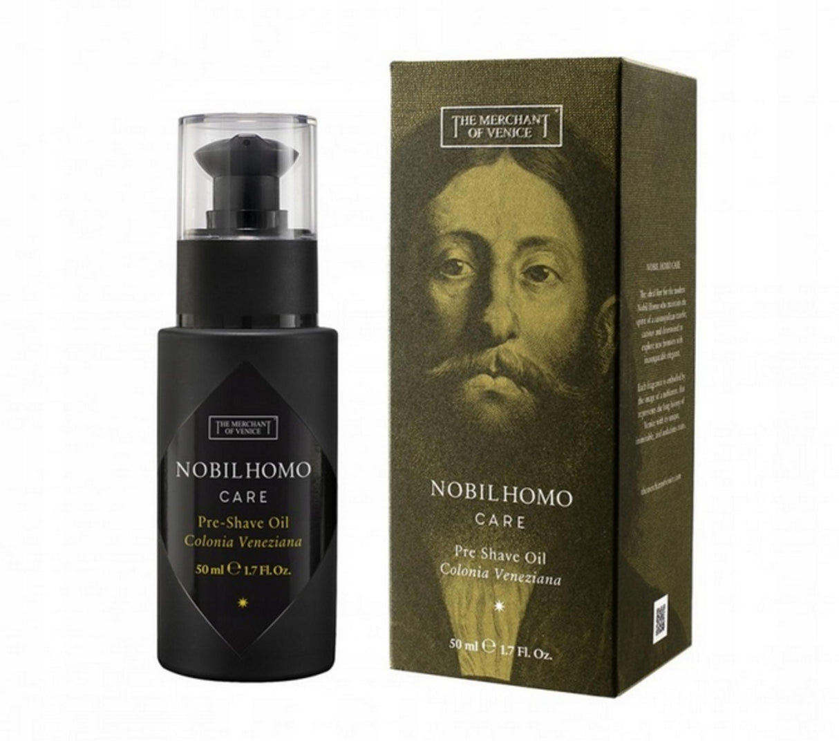 The Merchant Of Venice, Nobil Homo Care, Olive Oil, Hydrating & Softening, Pre-Shaving Oil, 50 ml - Feel You