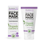The conscious™ Niacinamide Blemish-Rescue Face Mask – Дълбоко почистваща маска за лице с ниацинамид и био кокос - 50 мл - Feel You