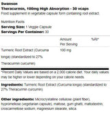 Theracurmin 100mg | High Absorption 30 капсули - Feel You