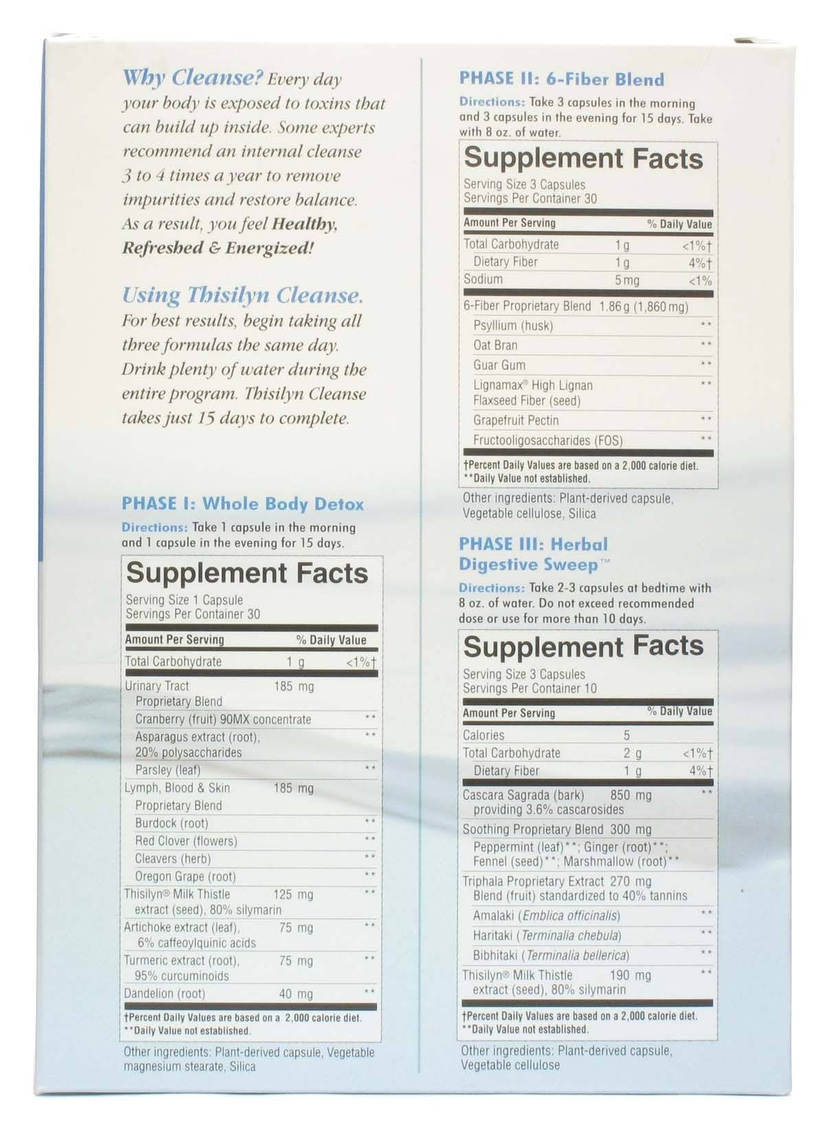 Thisilyn Cleanse Herbal Cleansing Kit - 150 капсули - Feel You