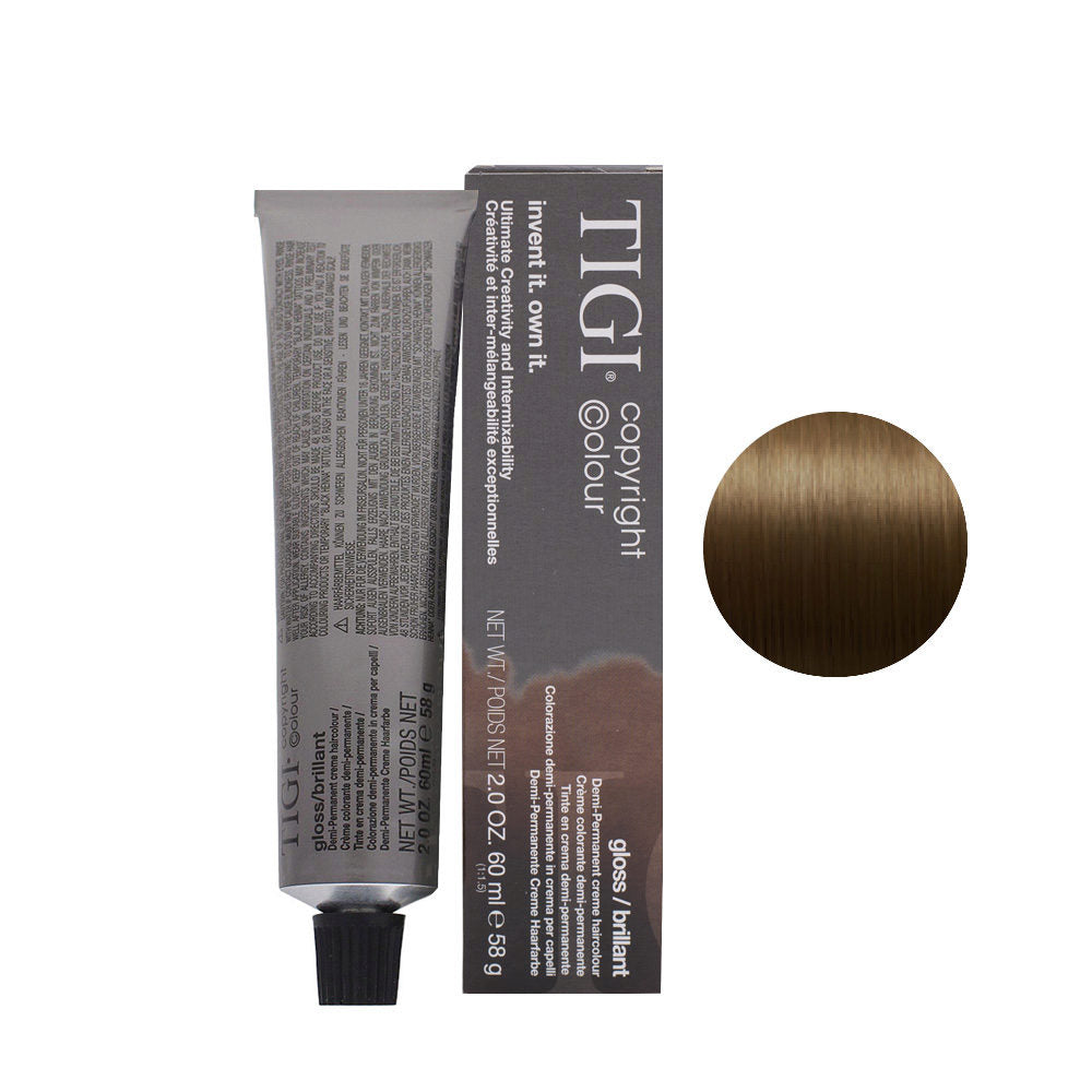 Tigi, Colour Gloss, Semi-Permanent Hair Dye, 5/0 Light Natural Brown, 60 ml - Feel You