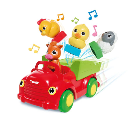 Tomy, Sort N Pop, Farmyard Friends, Toy Car, 12+ months - Feel You