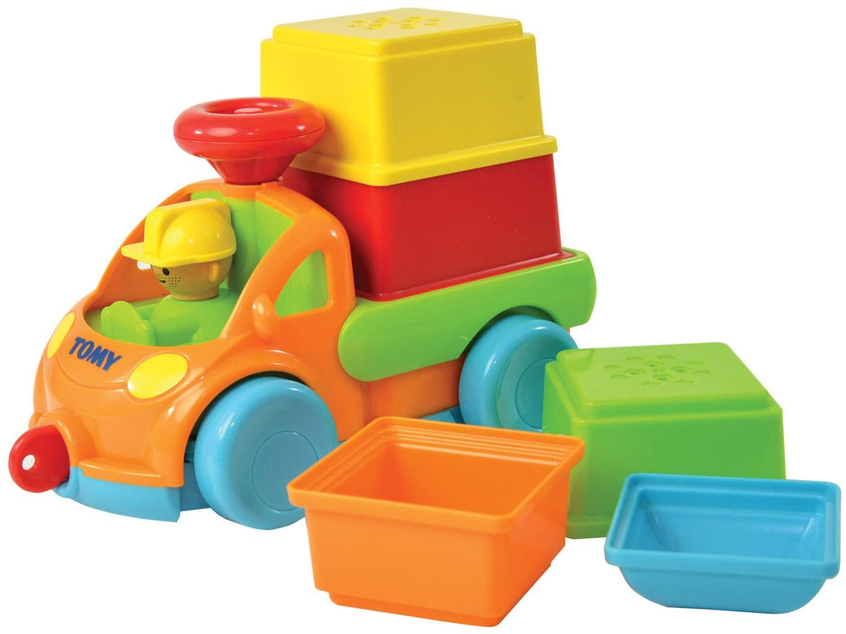 Tomy, Toomies, Cars Playset, Stacking Toy With Sounds, For Boys - Feel You