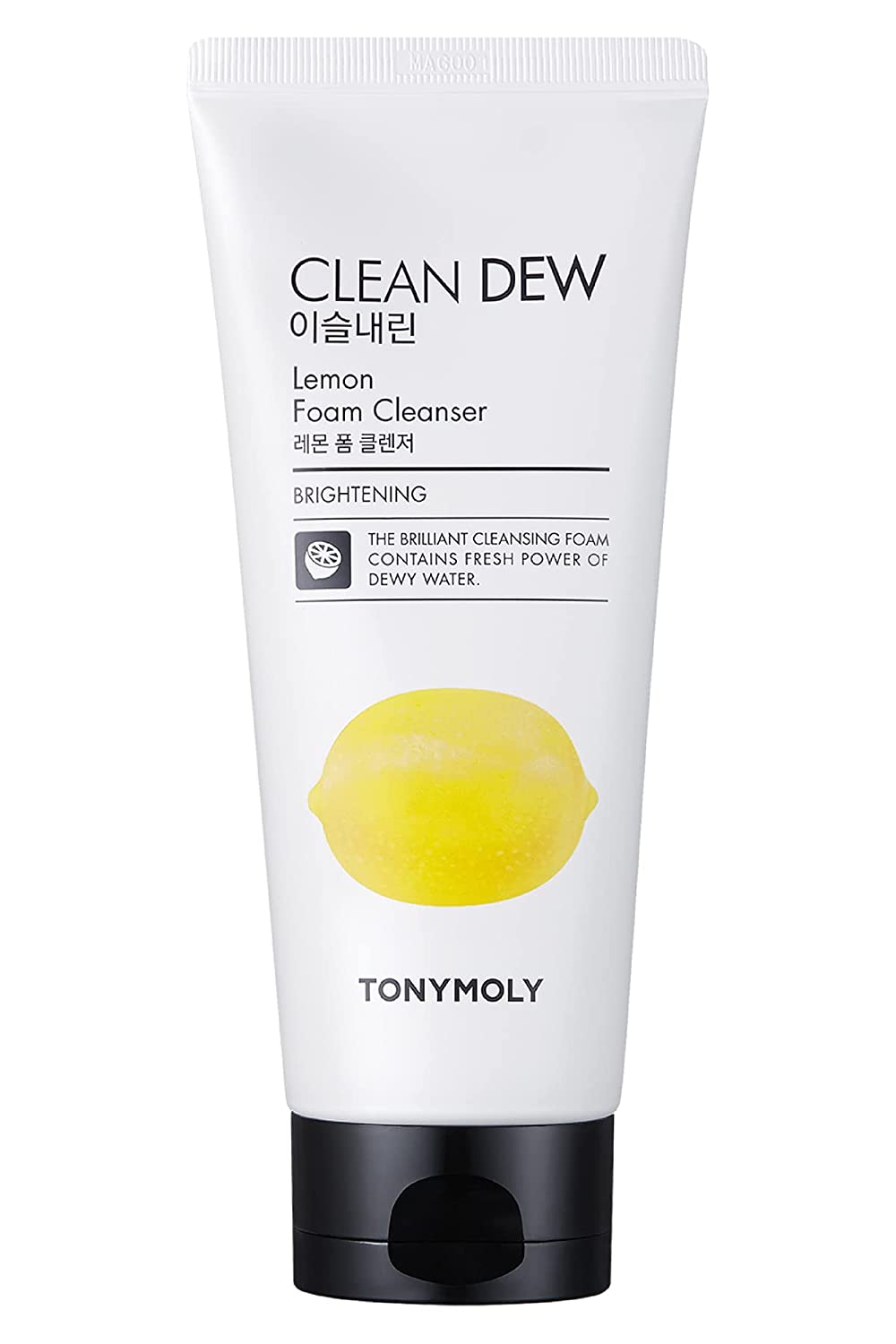 TonyMoly, Clean Dew, Lemon, Brightening, Cleansing Foam, 180 ml - Feel You