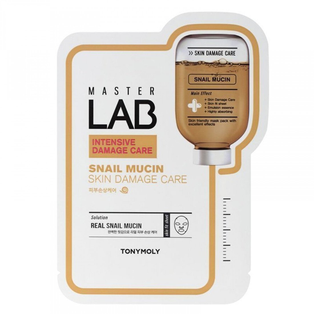 TonyMoly, Master Lab, Repairing, Sheet Mask, For Face, 19 g - Feel You