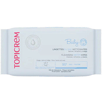 Topicrem - Baby Cleansing Water Wipes ( 60 ks ) - Vlhčené ubrousky pro děti - Feel You