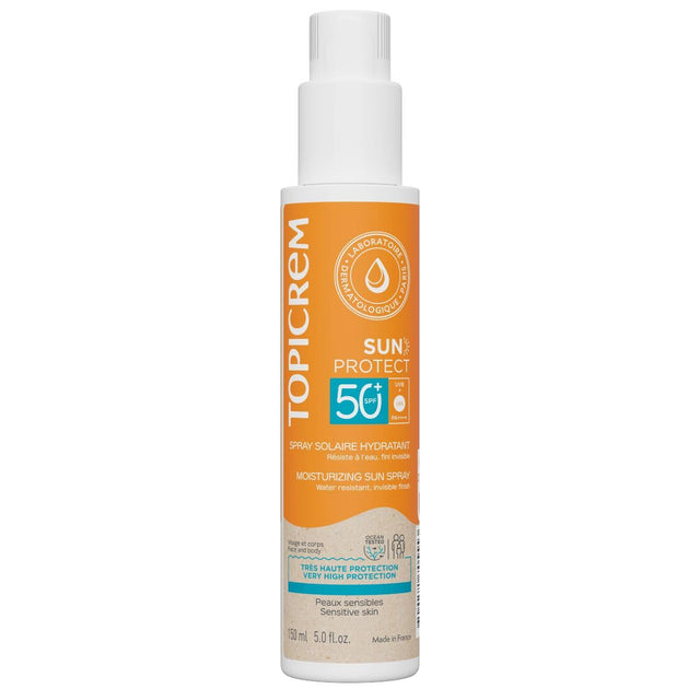 Topicrem, Sun Protect, Hydrating & Protecting, Sunscreen Spray, SPF 50, 150 ml - Feel You