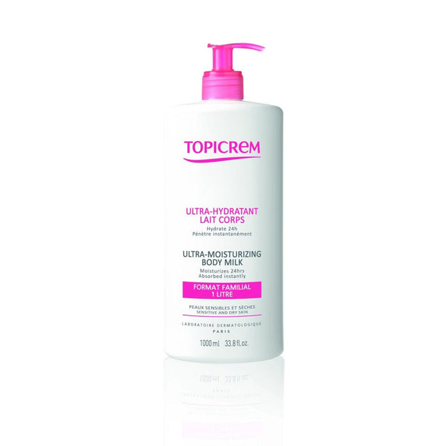 Topicrem - Ultra-Moisturizing Body Milk - Moisturizing body lotion - 1000ml - Feel You